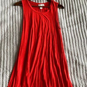 Red summertime dress